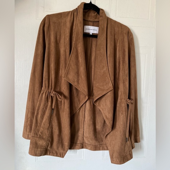 CUPCAKES AND CASHMERE Faux-Suede Naomi Jacket - Picture 2 of 11